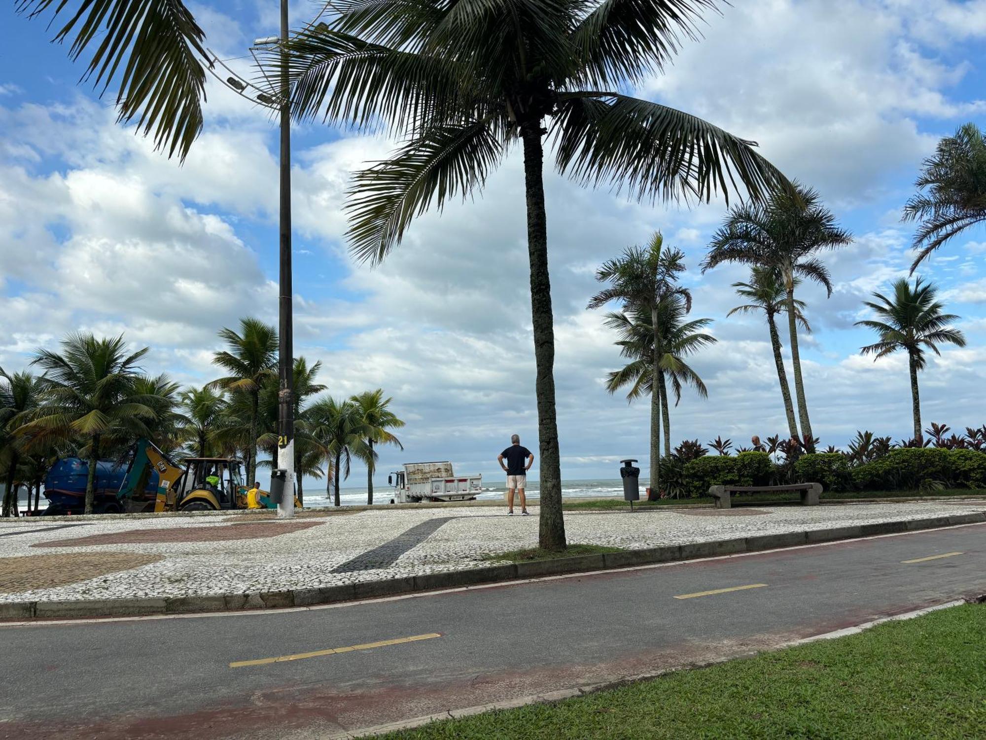 Novo Apto Canto Do Forte, Rua Praia Vista Montanha, Com Wi Fi, Homebeach10, 01 Vaga De Garagem, Melhores Restaurantes Ao Lado Praia Grande  Exterior photo